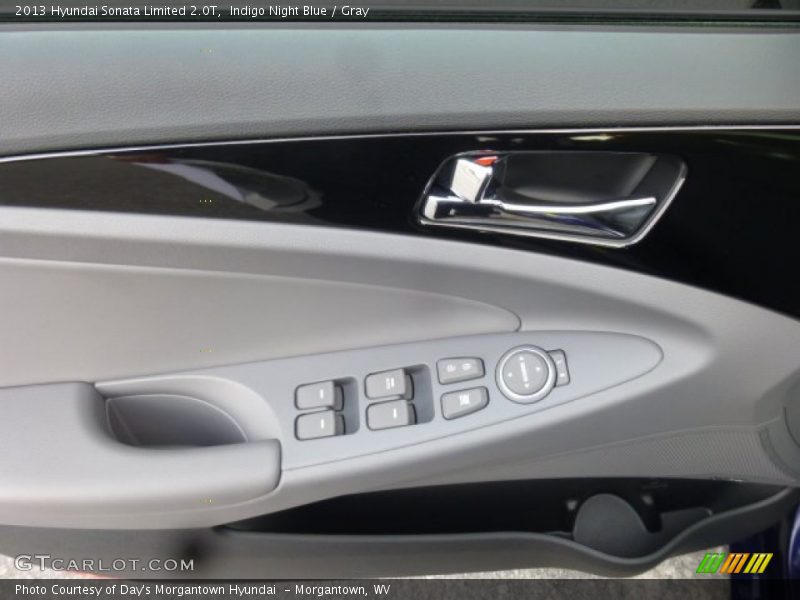 Indigo Night Blue / Gray 2013 Hyundai Sonata Limited 2.0T