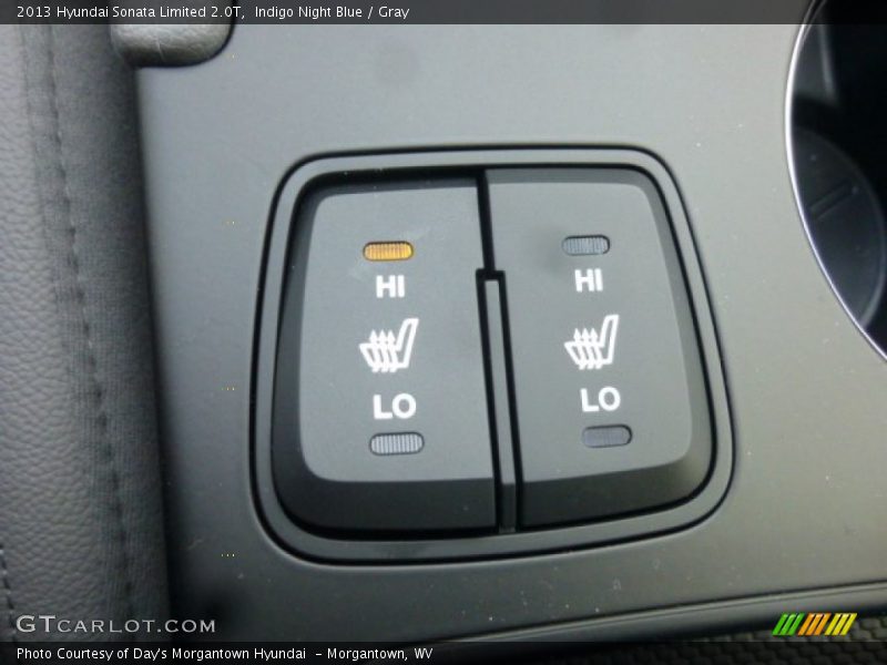 Indigo Night Blue / Gray 2013 Hyundai Sonata Limited 2.0T