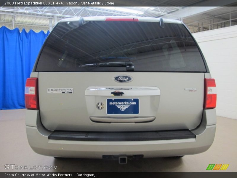 Vapor Silver Metallic / Stone 2008 Ford Expedition EL XLT 4x4
