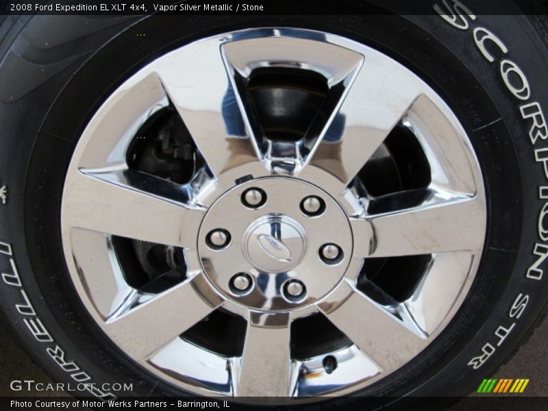 Vapor Silver Metallic / Stone 2008 Ford Expedition EL XLT 4x4