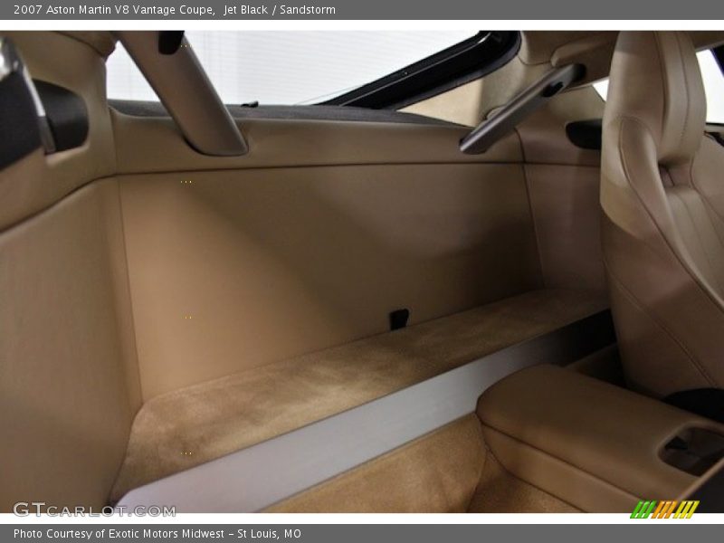 Rear Seat of 2007 V8 Vantage Coupe
