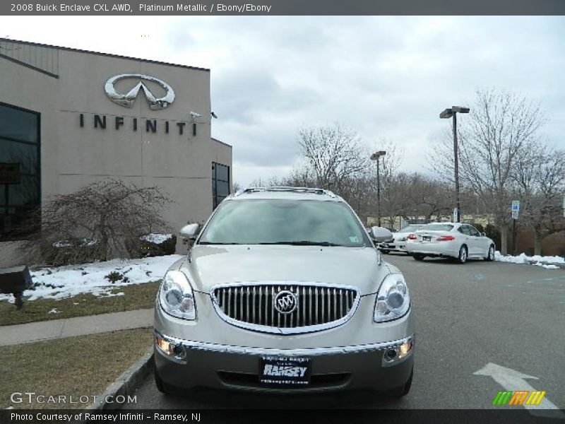 Platinum Metallic / Ebony/Ebony 2008 Buick Enclave CXL AWD