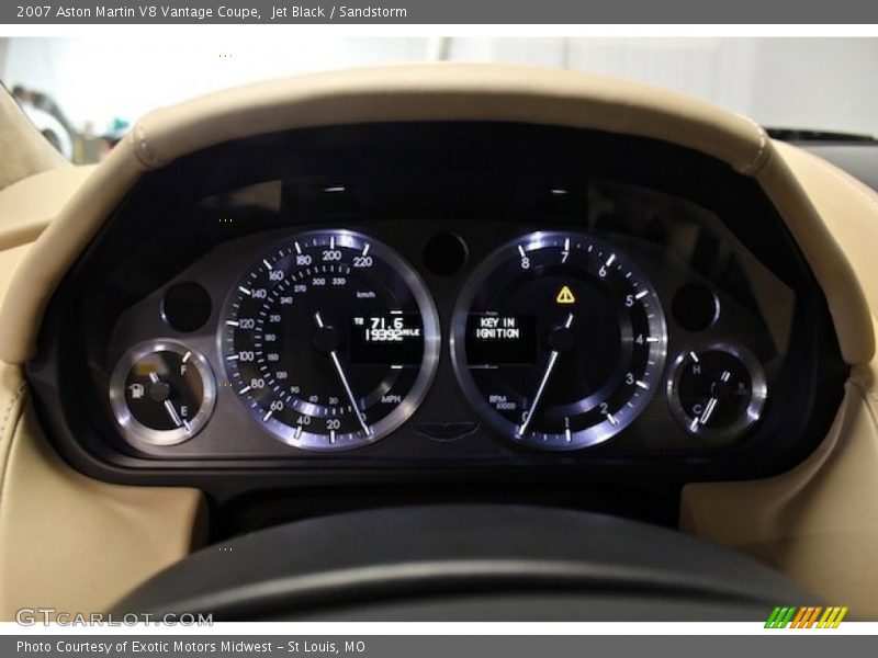  2007 V8 Vantage Coupe Coupe Gauges