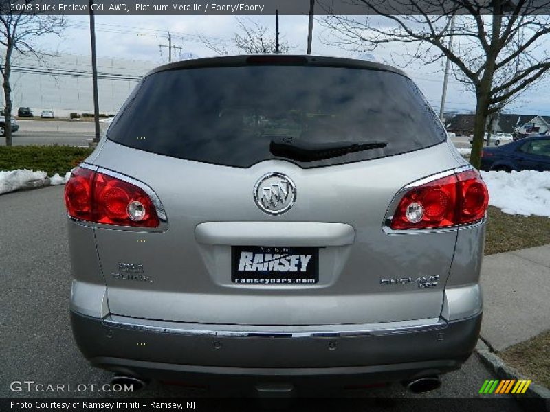 Platinum Metallic / Ebony/Ebony 2008 Buick Enclave CXL AWD