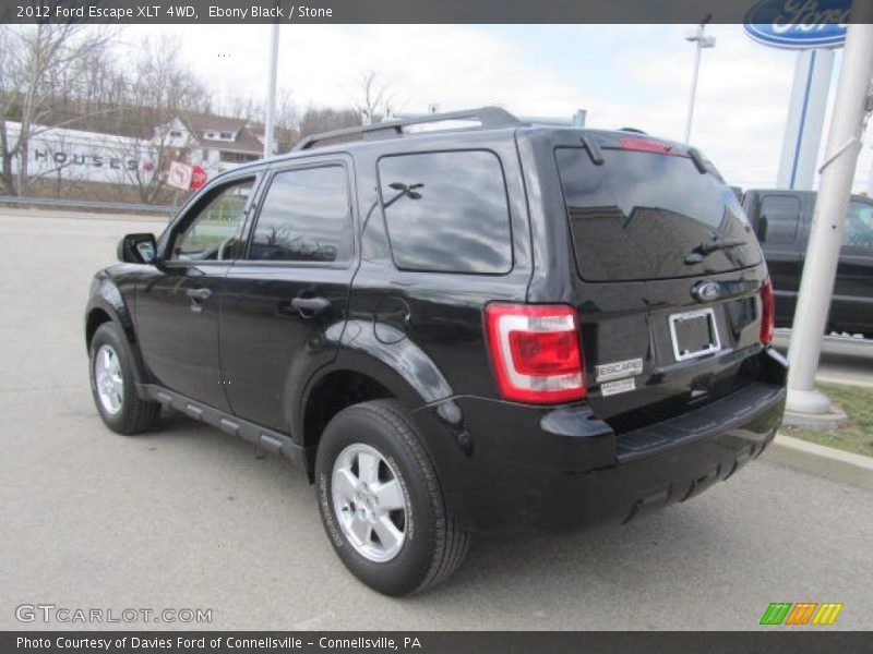 Ebony Black / Stone 2012 Ford Escape XLT 4WD