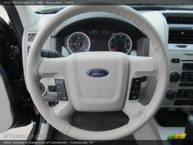 Ebony Black / Stone 2012 Ford Escape XLT 4WD