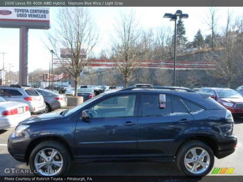 Neptune Blue Mica / Light Gray 2006 Lexus RX 400h AWD Hybrid