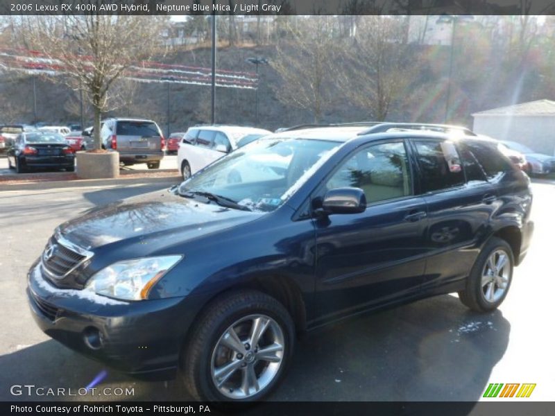 Neptune Blue Mica / Light Gray 2006 Lexus RX 400h AWD Hybrid