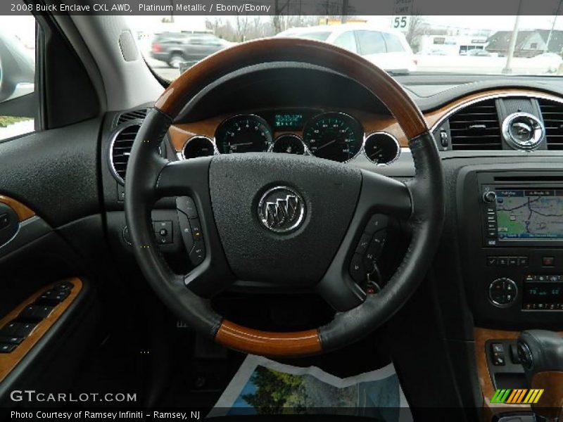 Platinum Metallic / Ebony/Ebony 2008 Buick Enclave CXL AWD