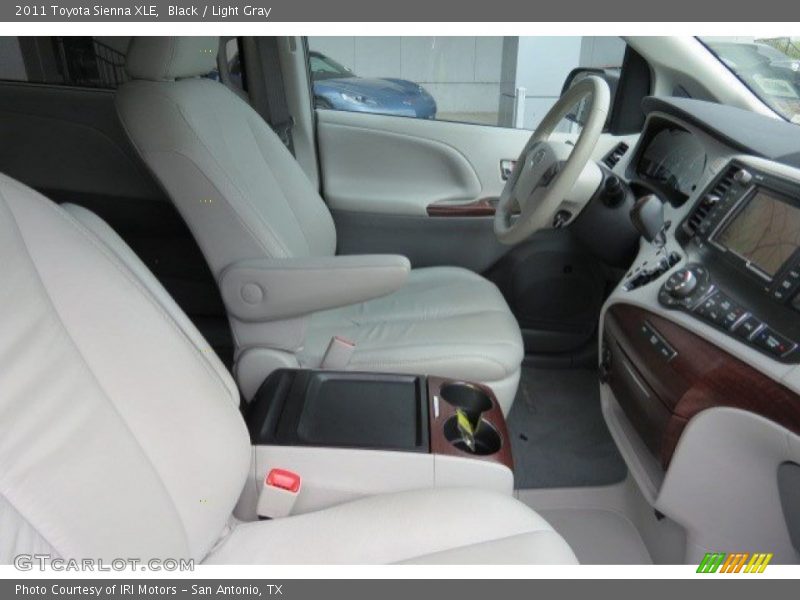 Black / Light Gray 2011 Toyota Sienna XLE