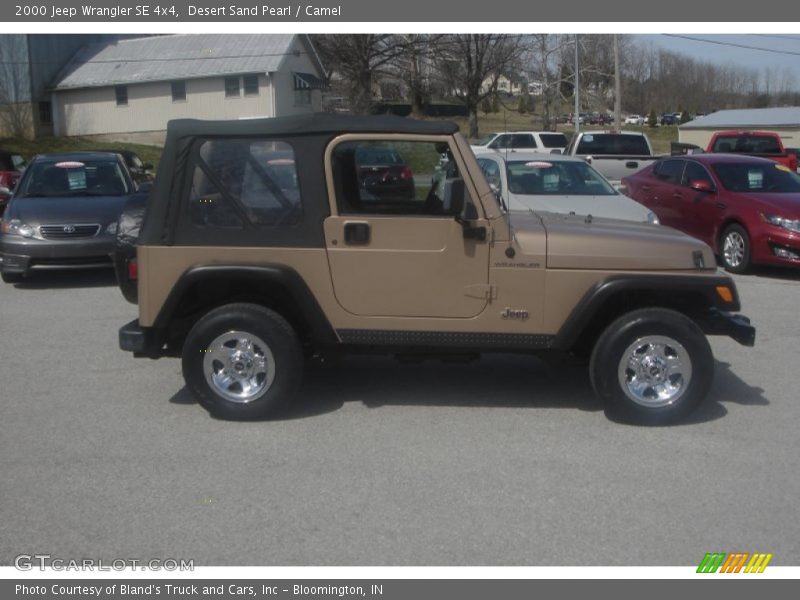 Desert Sand Pearl / Camel 2000 Jeep Wrangler SE 4x4
