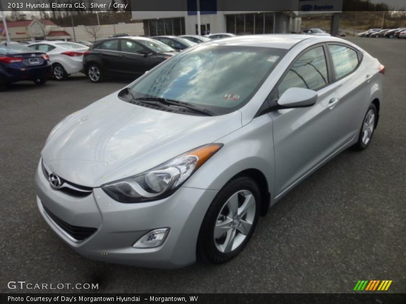 Silver / Gray 2013 Hyundai Elantra GLS