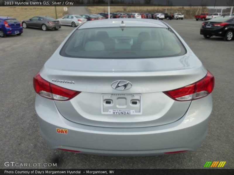 Silver / Gray 2013 Hyundai Elantra GLS