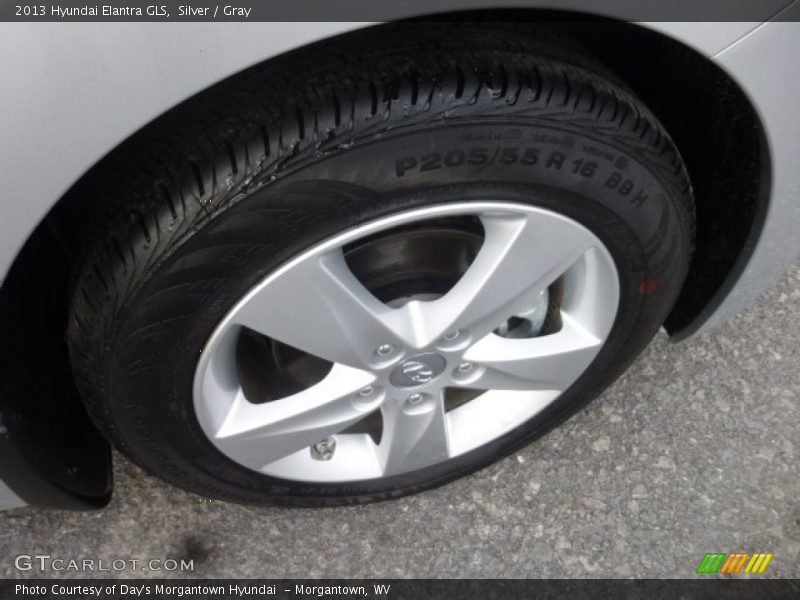 Silver / Gray 2013 Hyundai Elantra GLS