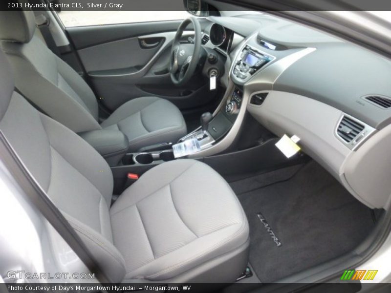 Silver / Gray 2013 Hyundai Elantra GLS