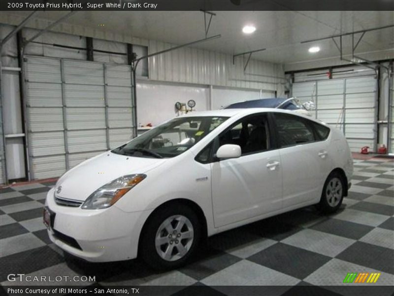 Super White / Dark Gray 2009 Toyota Prius Hybrid