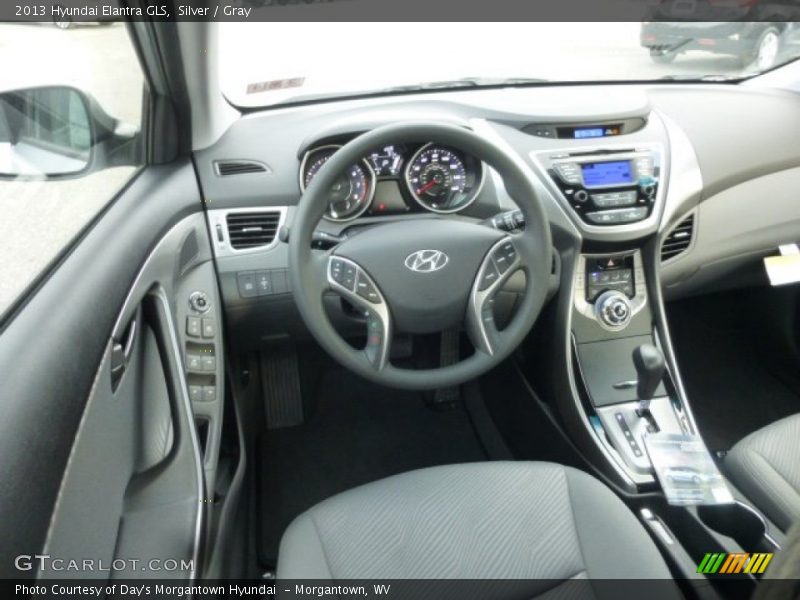 Silver / Gray 2013 Hyundai Elantra GLS