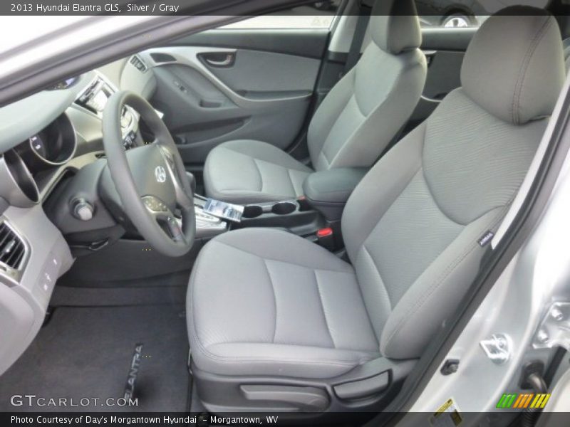 Silver / Gray 2013 Hyundai Elantra GLS