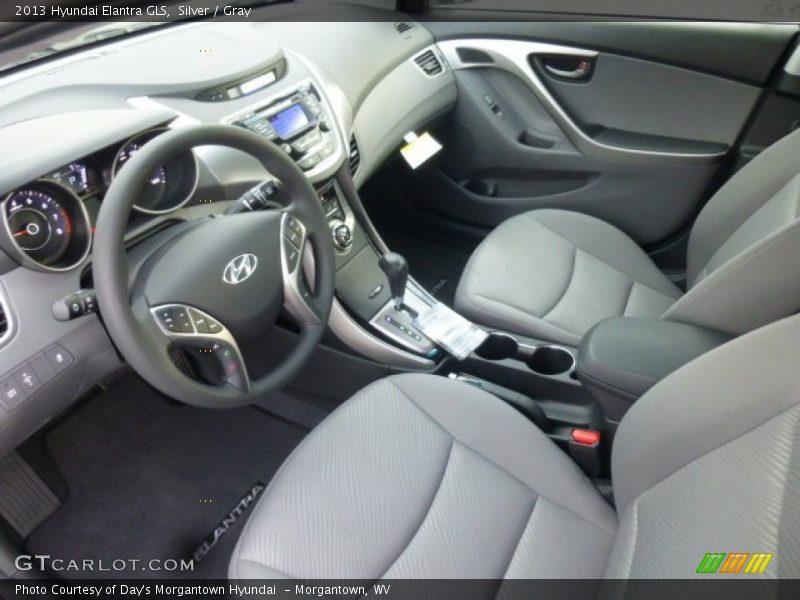 Silver / Gray 2013 Hyundai Elantra GLS