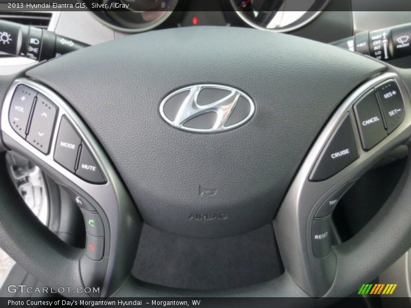 Silver / Gray 2013 Hyundai Elantra GLS