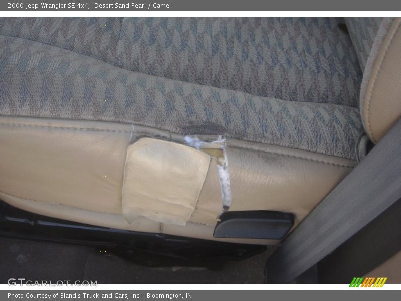 Desert Sand Pearl / Camel 2000 Jeep Wrangler SE 4x4