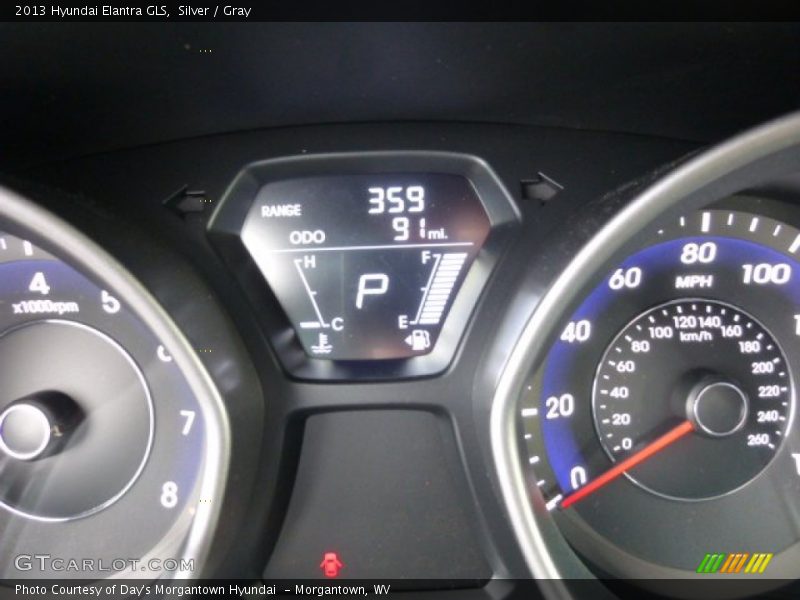 Silver / Gray 2013 Hyundai Elantra GLS