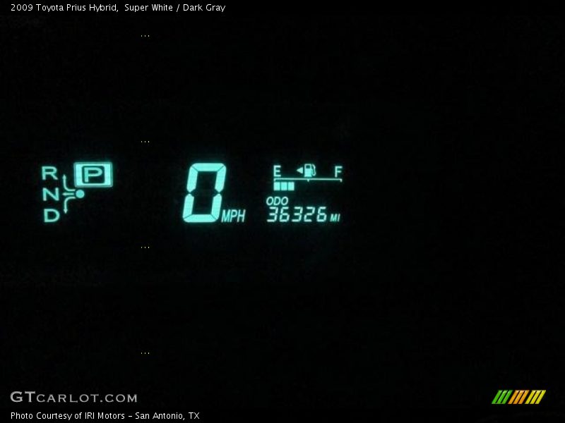 Super White / Dark Gray 2009 Toyota Prius Hybrid