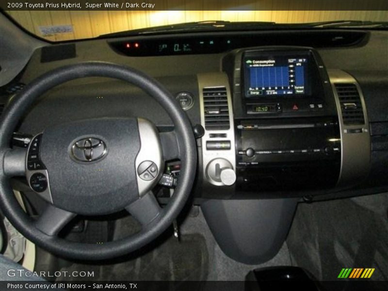 Super White / Dark Gray 2009 Toyota Prius Hybrid