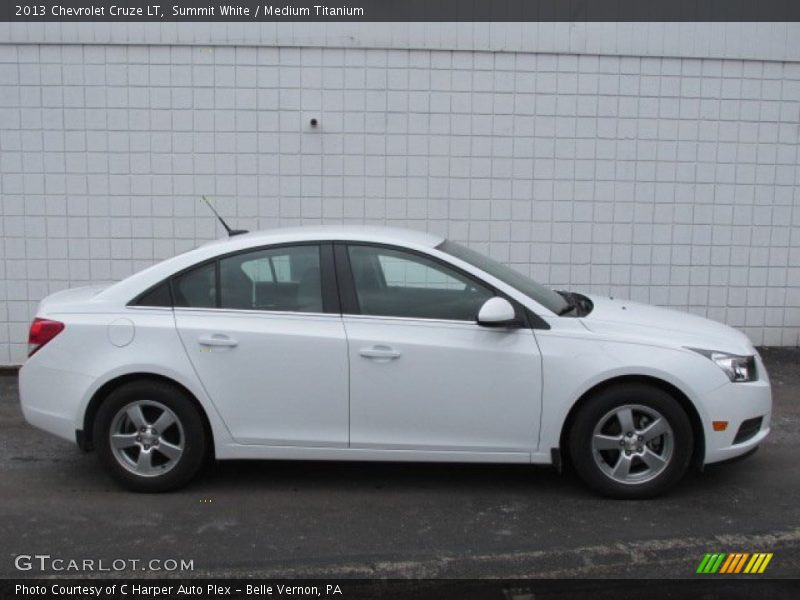 Summit White / Medium Titanium 2013 Chevrolet Cruze LT
