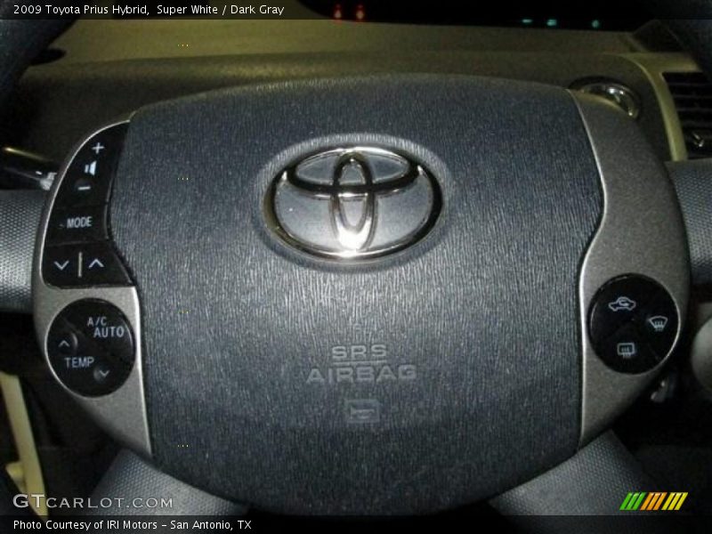 Super White / Dark Gray 2009 Toyota Prius Hybrid