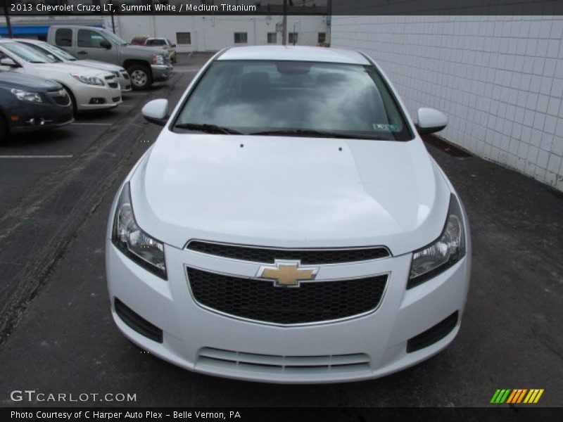 Summit White / Medium Titanium 2013 Chevrolet Cruze LT