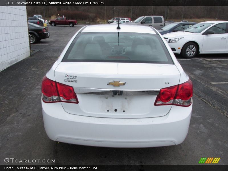 Summit White / Medium Titanium 2013 Chevrolet Cruze LT