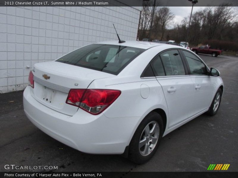 Summit White / Medium Titanium 2013 Chevrolet Cruze LT