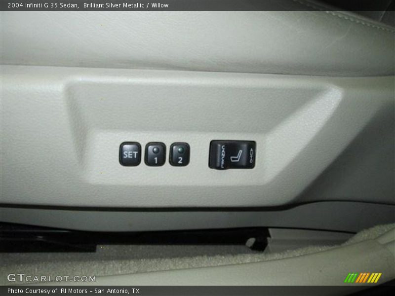 Brilliant Silver Metallic / Willow 2004 Infiniti G 35 Sedan