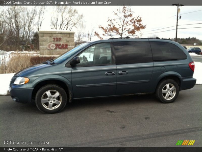 Magnesium Pearl / Medium Slate Gray 2005 Dodge Grand Caravan SXT