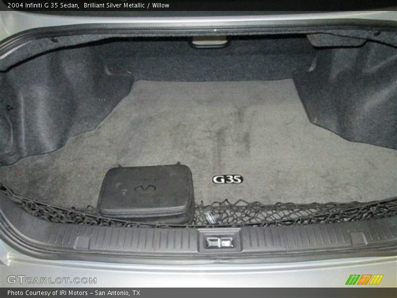 Brilliant Silver Metallic / Willow 2004 Infiniti G 35 Sedan