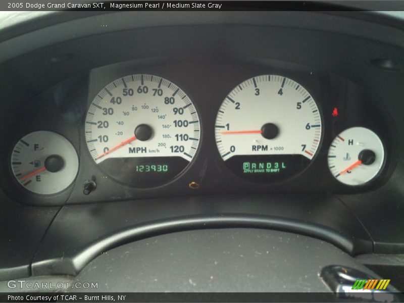Magnesium Pearl / Medium Slate Gray 2005 Dodge Grand Caravan SXT