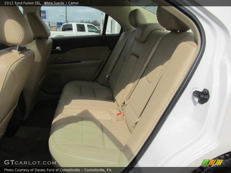 White Suede / Camel 2012 Ford Fusion SEL