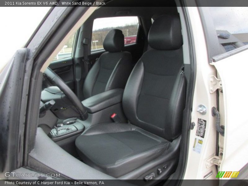 White Sand Beige / Black 2011 Kia Sorento EX V6 AWD