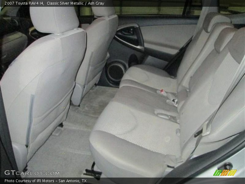 Rear Seat of 2007 RAV4 I4