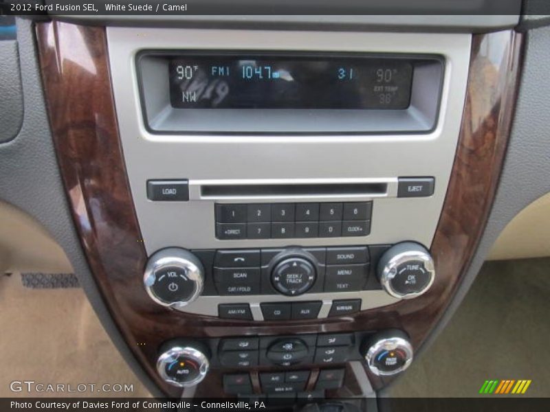 White Suede / Camel 2012 Ford Fusion SEL