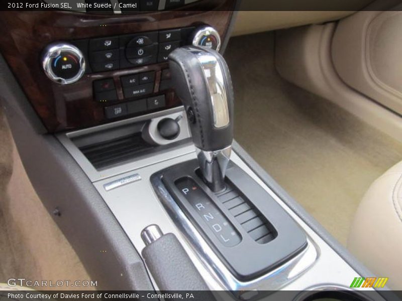 White Suede / Camel 2012 Ford Fusion SEL