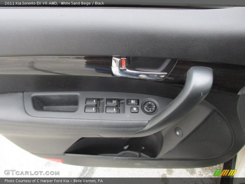 White Sand Beige / Black 2011 Kia Sorento EX V6 AWD