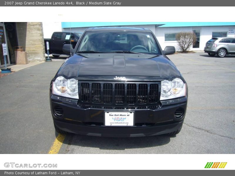 Black / Medium Slate Gray 2007 Jeep Grand Cherokee Laredo 4x4