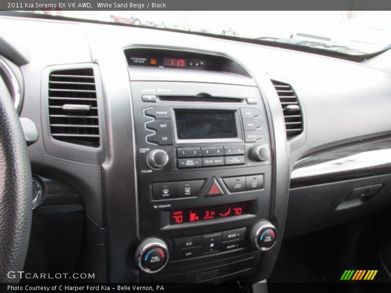 White Sand Beige / Black 2011 Kia Sorento EX V6 AWD