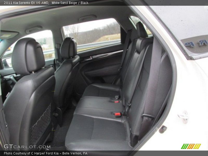 White Sand Beige / Black 2011 Kia Sorento EX V6 AWD