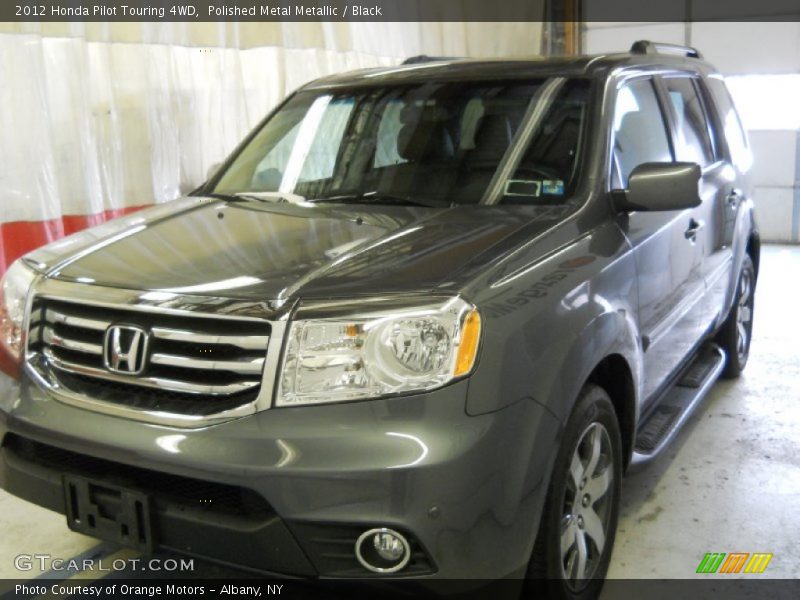 Polished Metal Metallic / Black 2012 Honda Pilot Touring 4WD