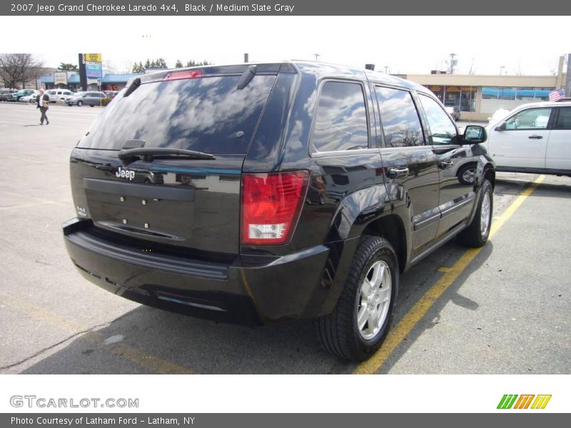 Black / Medium Slate Gray 2007 Jeep Grand Cherokee Laredo 4x4