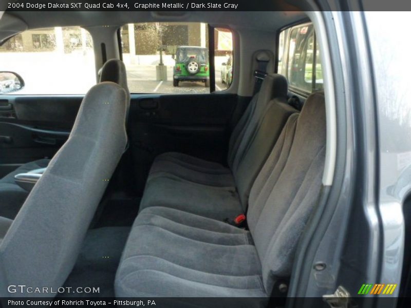 Graphite Metallic / Dark Slate Gray 2004 Dodge Dakota SXT Quad Cab 4x4