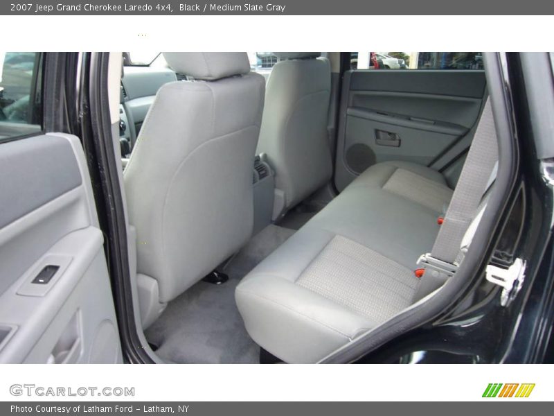 Black / Medium Slate Gray 2007 Jeep Grand Cherokee Laredo 4x4